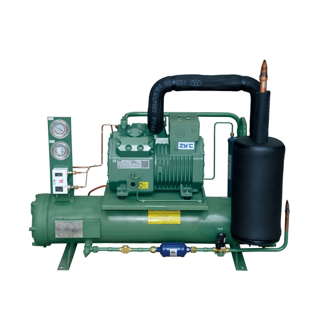 Semi-Hermetic Reciprocating Compressor Water Cooled Condensing Unit