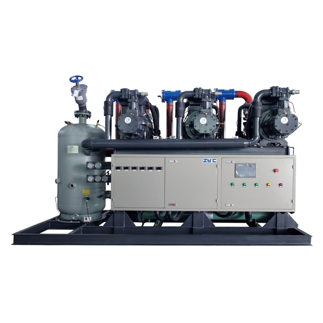 Low Temperture 2-Stage Screw Compressor Condensing Unit